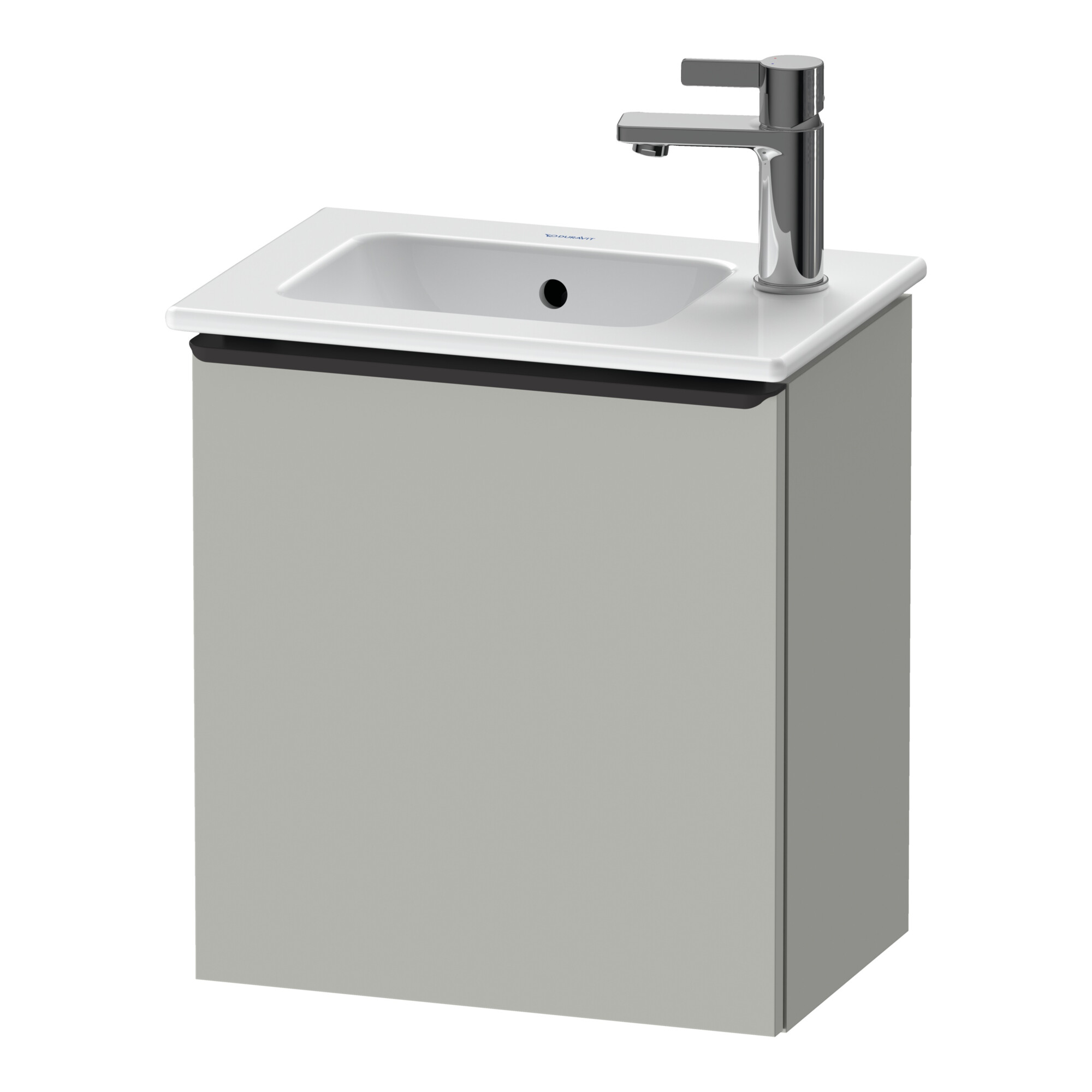 Duravit Waschtischunterschrank D-Neo 41x27,4x44cm, 1 T, An R, sw/gr ma