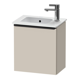 Duravit Waschtischunterschrank D-Neo 41x27,4x44cm, 1 T, An R, sw/Taup ma