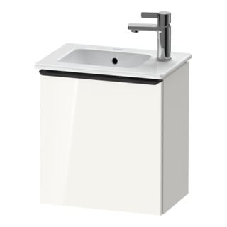 Duravit Waschtischunterschrank D-Neo 41x27,4x44cm, 1 T, An R, sw/w hgl