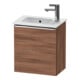 Duravit Waschtischunterschrank D-Neo 41x27,4x44cm, 1 T, An re, chr/Nussb Nat-1
