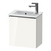 Duravit Waschtischunterschrank D-Neo 41x27,4x44cm, 1 T, Anschl li, chr/we hgl-1