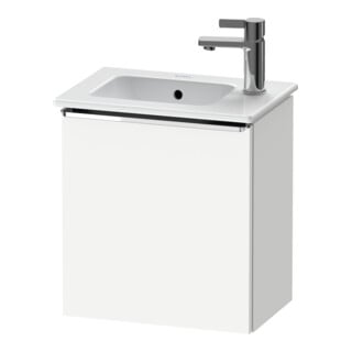 Duravit Waschtischunterschrank D-Neo 41x27,4x44cm, 1 T, Anschl li, chr/we ma