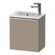 Duravit Waschtischunterschrank D-Neo 41x27,4x44cm, 1 T, Anschl re, chr/Leinen-1