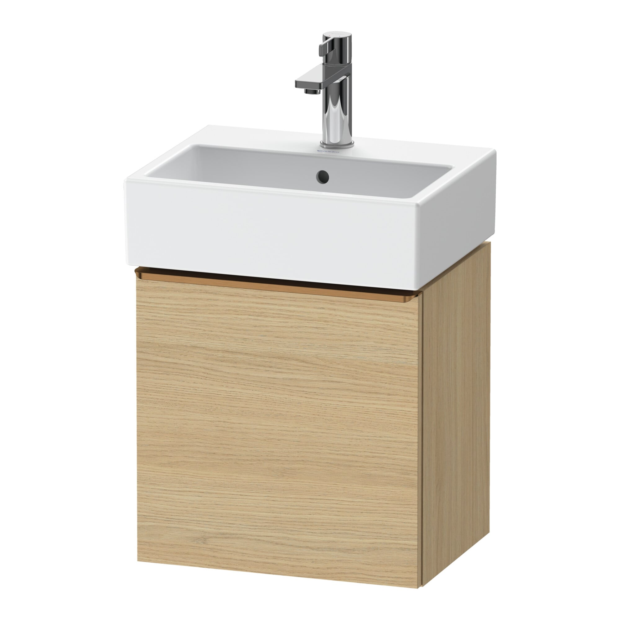 Duravit Waschtischunterschrank D-Neo 43,4x32,2x44cm, 1 Tür, An L, b geb/Ei N