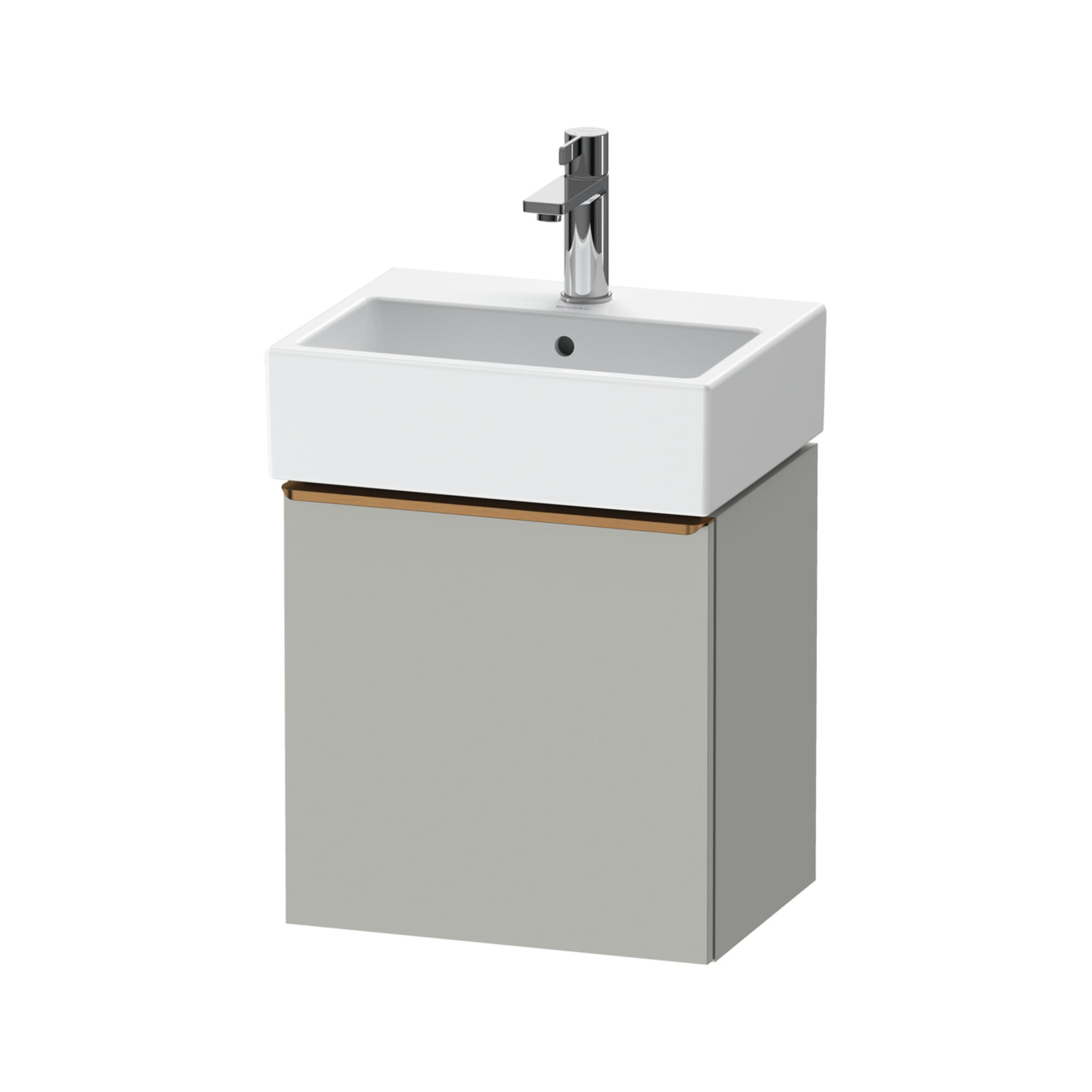 Duravit Waschtischunterschrank D-Neo 43,4x32,2x44cm, 1 Tür, An L, b geb/gr ma