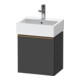 Duravit Waschtischunterschrank D-Neo 43,4x32,2x44cm, 1 Tür, An L, b geb/Gra m-1