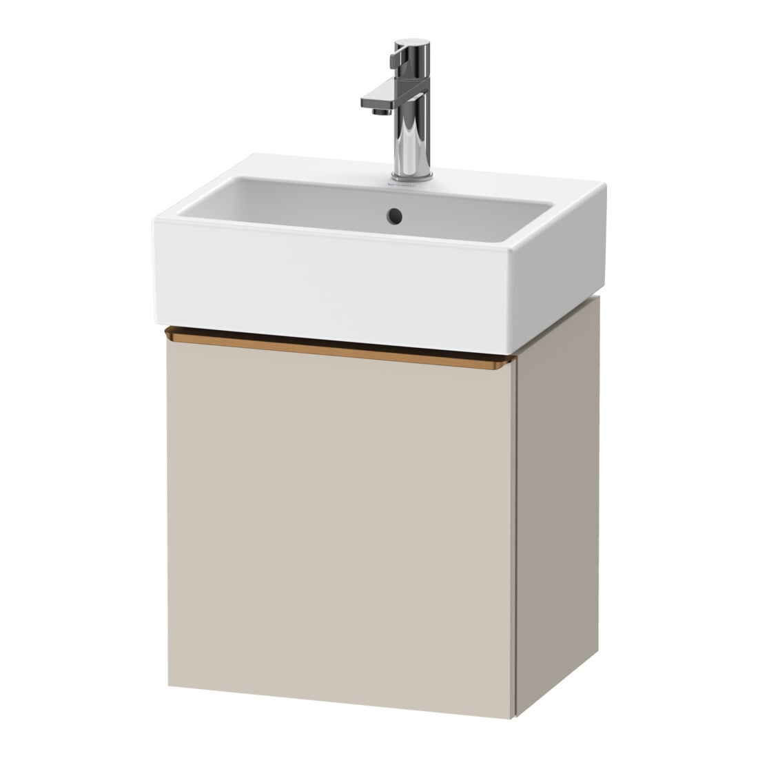 Duravit Waschtischunterschrank D-Neo 43,4x32,2x44cm, 1 Tür, An L, b geb/Ta ma