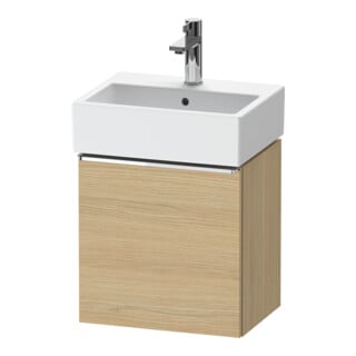 Duravit Waschtischunterschrank D-Neo 43,4x32,2x44cm, 1 Tür, An L, ch/Ei Nat
