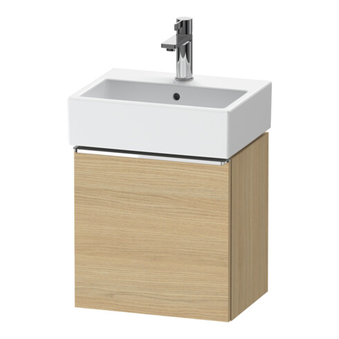 Duravit Waschtischunterschrank D-Neo 43,4x32,2x44cm, 1 Tür, An L, ch/Ei Nat