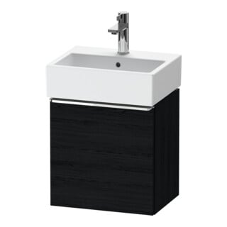 Duravit Waschtischunterschrank D-Neo 43,4x32,2x44cm, 1 Tür, An L, ch/Ei sw