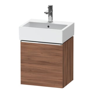 Duravit Waschtischunterschrank D-Neo 43,4x32,2x44cm, 1 Tür, An L, ch/nb Nat