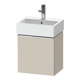 Duravit Waschtischunterschrank D-Neo 43,4x32,2x44cm, 1 Tür, An L, chr/Taup ma