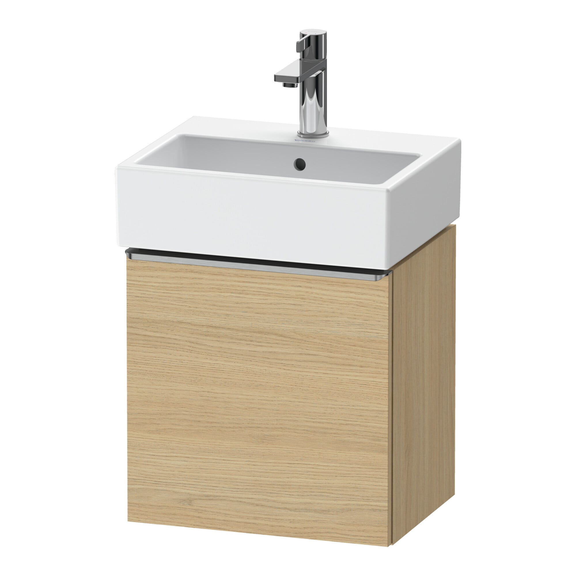 Duravit Waschtischunterschrank D-Neo 43,4x32,2x44cm, 1 Tür, An L, ES geb/Ei N