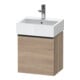Duravit Waschtischunterschrank D-Neo 43,4x32,2x44cm, 1 Tür, An L, sw/Ei marm.-1