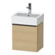 Duravit Waschtischunterschrank D-Neo 43,4x32,2x44cm, 1 Tür, An L, sw/Ei Nat-1