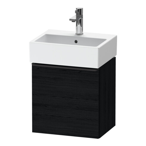 Duravit Waschtischunterschrank D-Neo 43,4x32,2x44cm, 1 Tür, An L, sw/Ei sw
