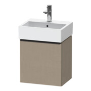 Duravit Waschtischunterschrank D-Neo 43,4x32,2x44cm, 1 Tür, An L, sw/Leinen-1