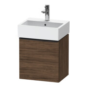 Duravit Waschtischunterschrank D-Neo 43,4x32,2x44cm, 1 Tür, An L, sw/Nuss d