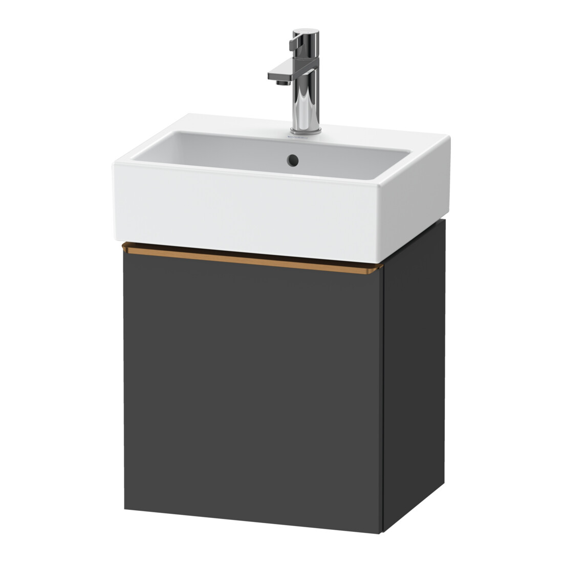 Duravit Waschtischunterschrank D-Neo 43,4x32,2x44cm, 1 Tür, An R, b geb/Gra m