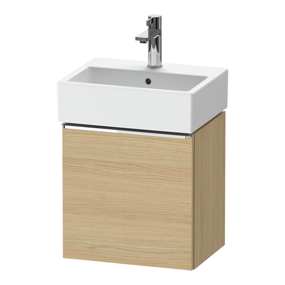 Duravit Waschtischunterschrank D-Neo 43,4x32,2x44cm, 1 Tür, An R, ch/Ei Nat