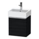 Duravit Waschtischunterschrank D-Neo 43,4x32,2x44cm, 1 Tür, An R, ch/Ei sw-1