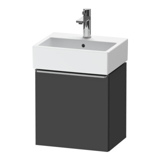 Duravit Waschtischunterschrank D-Neo 43,4x32,2x44cm, 1 Tür, An R, ES geb/Gra