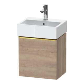 Duravit Waschtischunterschrank D-Neo 43,4x32,2x44cm, 1 Tür, An R, g pol/Ei ma