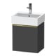 Duravit Waschtischunterschrank D-Neo 43,4x32,2x44cm, 1 Tür, An R, g pol/gra m-1