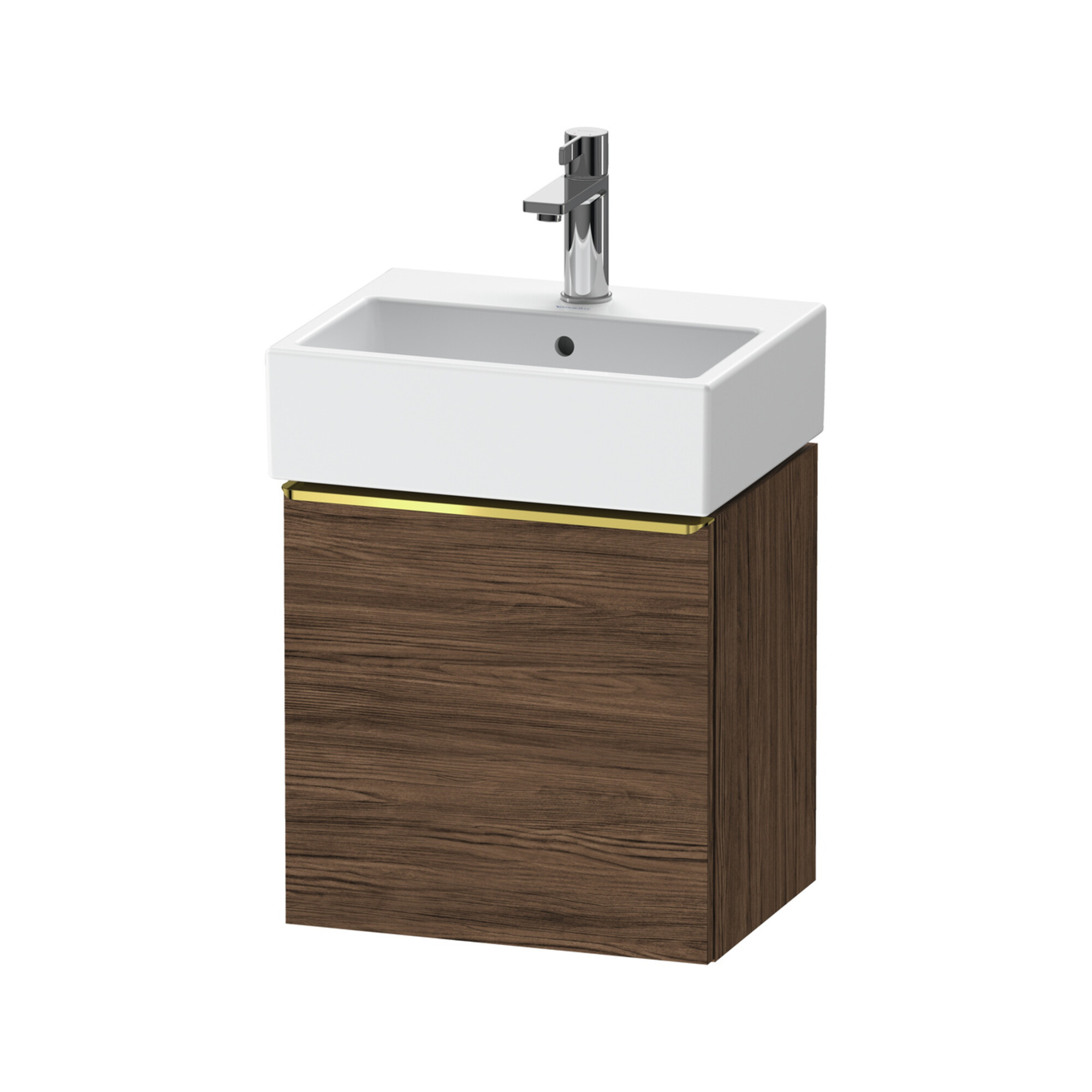 Duravit Waschtischunterschrank D-Neo 43,4x32,2x44cm, 1 Tür, An R, g pol/Nu d