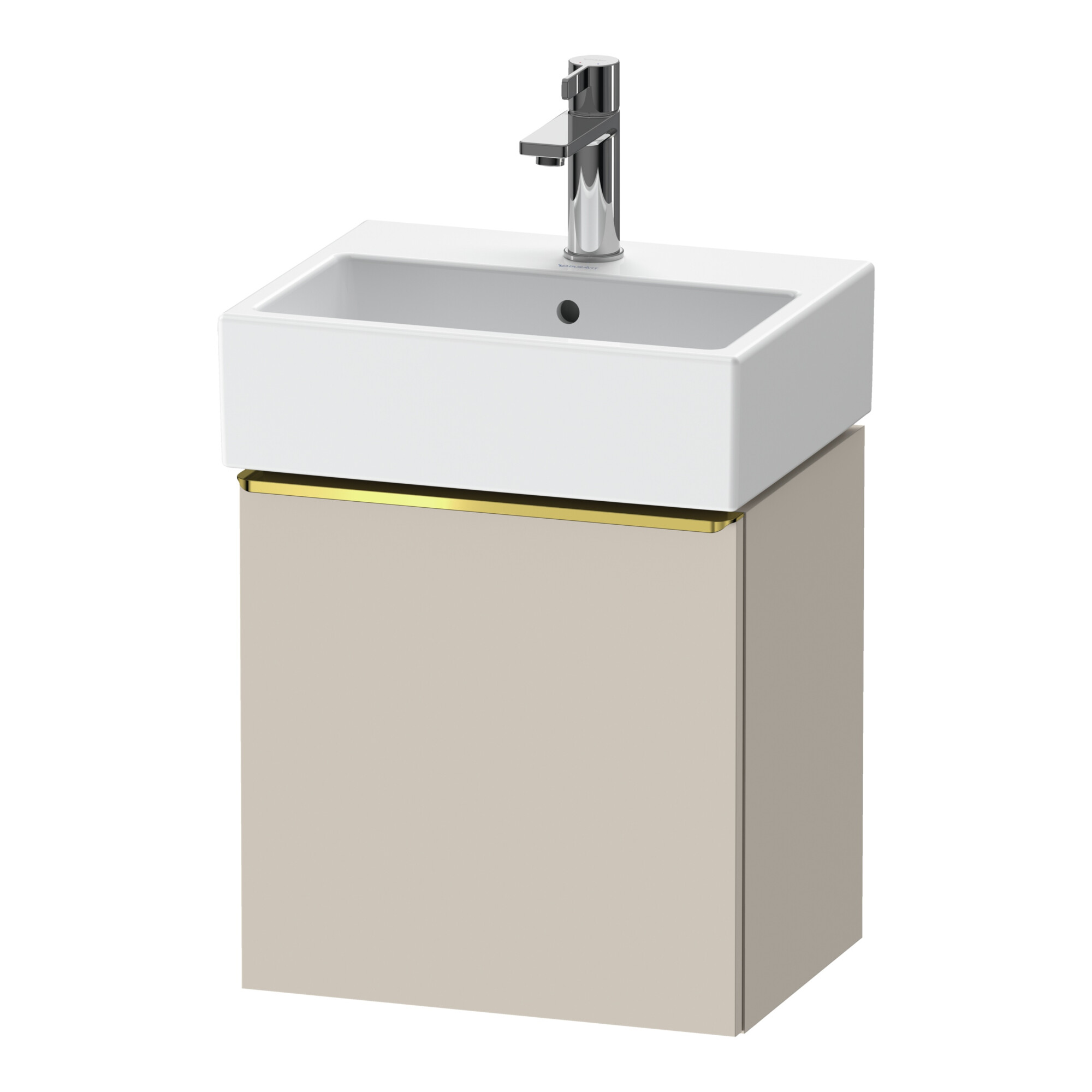 Duravit Waschtischunterschrank D-Neo 43,4x32,2x44cm, 1 Tür, An R, g pol/Tau m