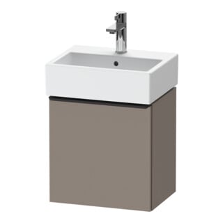 Duravit Waschtischunterschrank D-Neo 43,4x32,2x44cm, 1 Tür, An R, sw/Bas ma