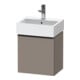 Duravit Waschtischunterschrank D-Neo 43,4x32,2x44cm, 1 Tür, An R, sw/Bas ma-1