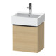 Duravit Waschtischunterschrank D-Neo 43,4x32,2x44cm, 1 Tür, An R, sw/Ei Nat-1