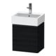 Duravit Waschtischunterschrank D-Neo 43,4x32,2x44cm, 1 Tür, An R, sw/Ei sw-1