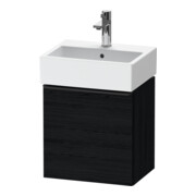 Duravit Waschtischunterschrank D-Neo 43,4x32,2x44cm, 1 Tür, An R, sw/Ei sw