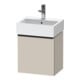 Duravit Waschtischunterschrank D-Neo 43,4x32,2x44cm, 1 Tür, An R, sw/Taup ma-1