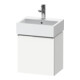 Duravit Waschtischunterschrank D-Neo 43,4x32,2x44cm, 1 Tür, An re, chr/we ma-1