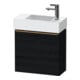 Duravit Waschtischunterschrank D-Neo 48,4x22,2x44cm, 1 Tür, An L, b geb/Ei sw-1