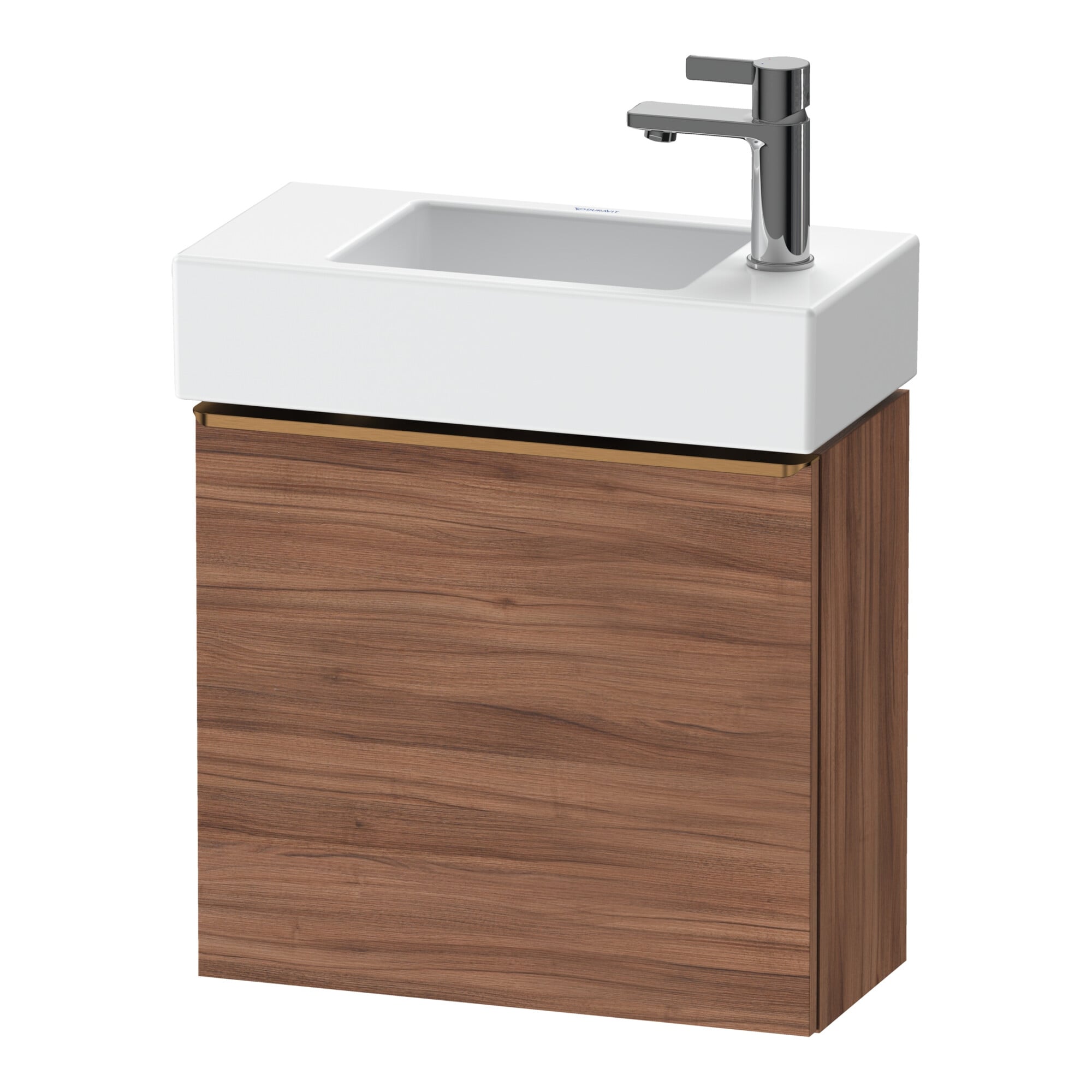 Duravit Waschtischunterschrank D-Neo 48,4x22,2x44cm, 1 Tür, An L, b geb/Nu N