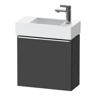 Duravit Waschtischunterschrank D-Neo 48,4x22,2x44cm, 1 Tür, An L, chr/Grap ma