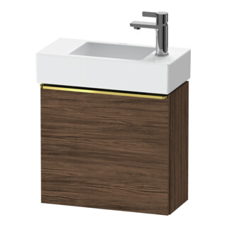 Duravit Waschtischunterschrank D-Neo 48,4x22,2x44cm, 1 Tür, An L, g pol/Nu d
