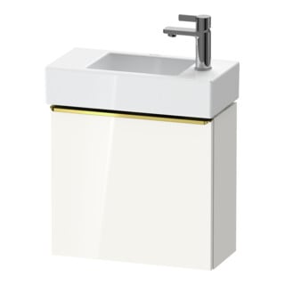 Duravit Waschtischunterschrank D-Neo 48,4x22,2x44cm, 1 Tür, An L, g pol/w hgl