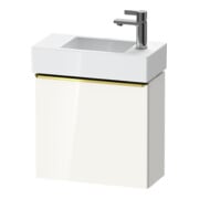 Duravit Waschtischunterschrank D-Neo 48,4x22,2x44cm, 1 Tür, An L, g pol/w hgl