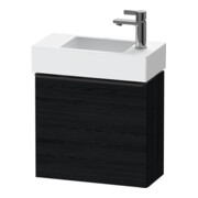Duravit Waschtischunterschrank D-Neo 48,4x22,2x44cm, 1 Tür, An L, sw/Ei sw