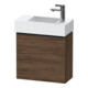 Duravit Waschtischunterschrank D-Neo 48,4x22,2x44cm, 1 Tür, An L, sw/Nuss d-1