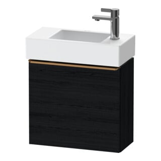 Duravit Waschtischunterschrank D-Neo 48,4x22,2x44cm, 1 Tür, An R, b geb/Ei sw