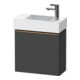 Duravit Waschtischunterschrank D-Neo 48,4x22,2x44cm, 1 Tür, An R, b geb/Gra m-1
