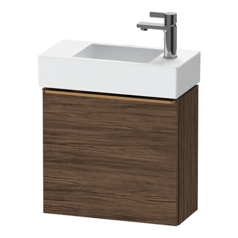 Duravit Waschtischunterschrank D-Neo 48,4x22,2x44cm, 1 Tür, An R, b geb/Nu d