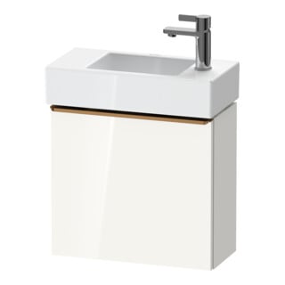 Duravit Waschtischunterschrank D-Neo 48,4x22,2x44cm, 1 Tür, An R, b geb/w hgl