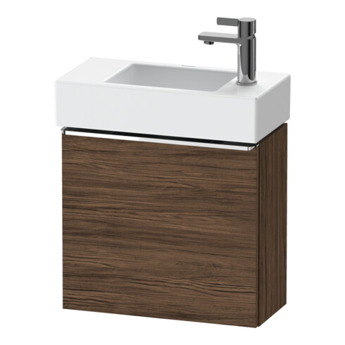 Duravit Waschtischunterschrank D-Neo 48,4x22,2x44cm, 1 Tür, An R, ch/nb dkl.